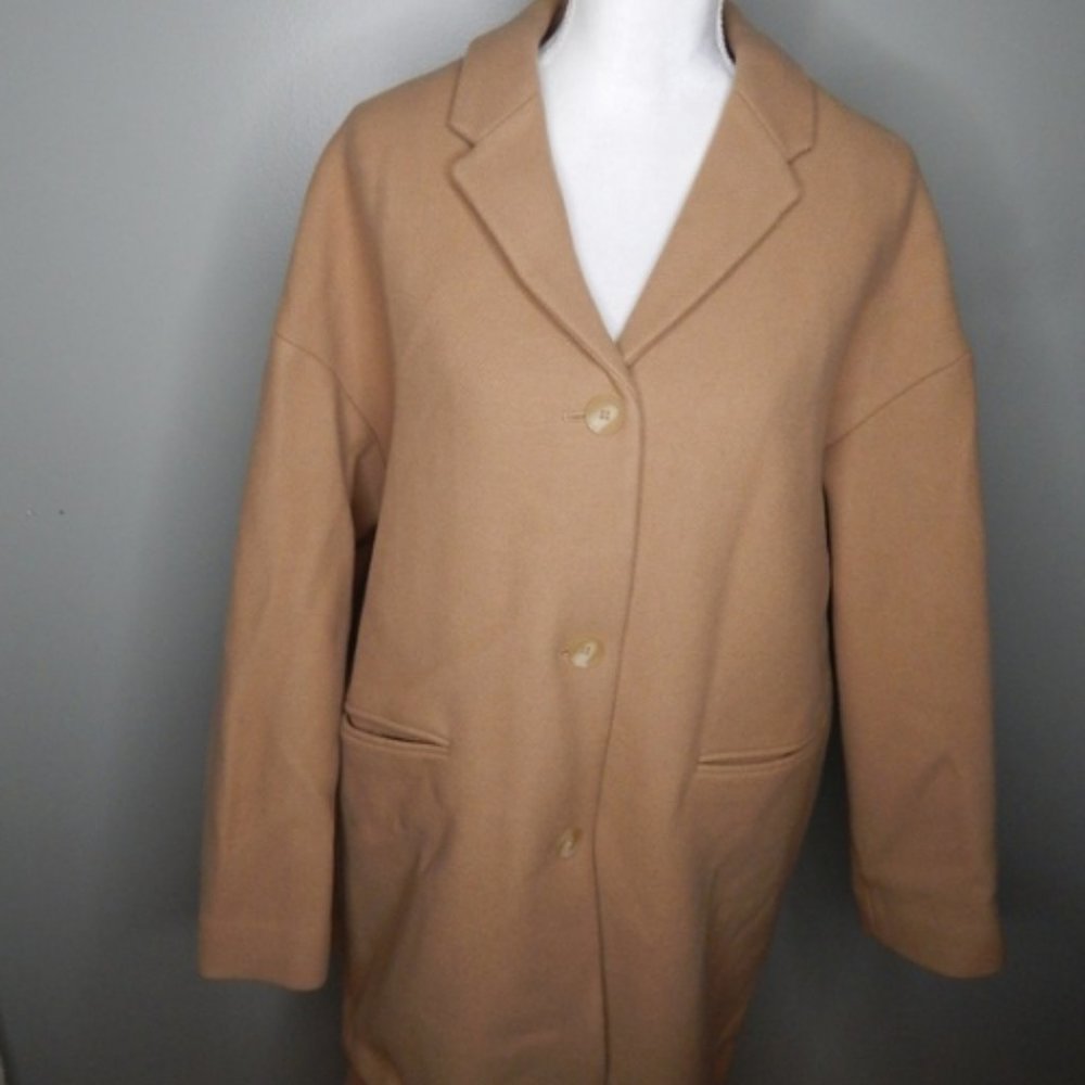 Everlane Women Wool Coast Tan Sz 12